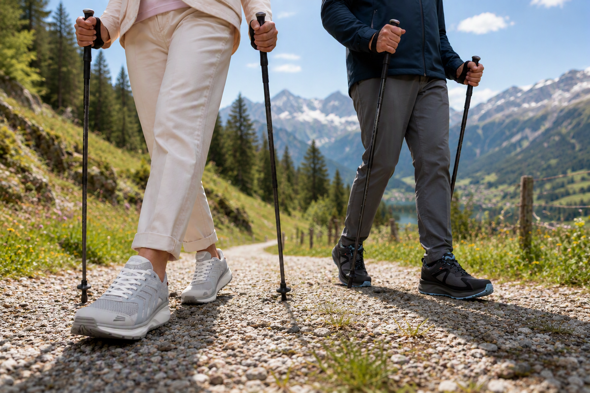 Quali scarpe sono adatte al nordic walking?