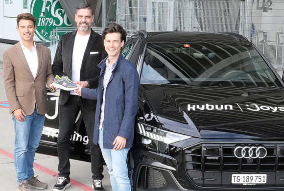 Pascal Zuberbühler devient le nouvel ambassadeur de la marque suisse kybun Joya