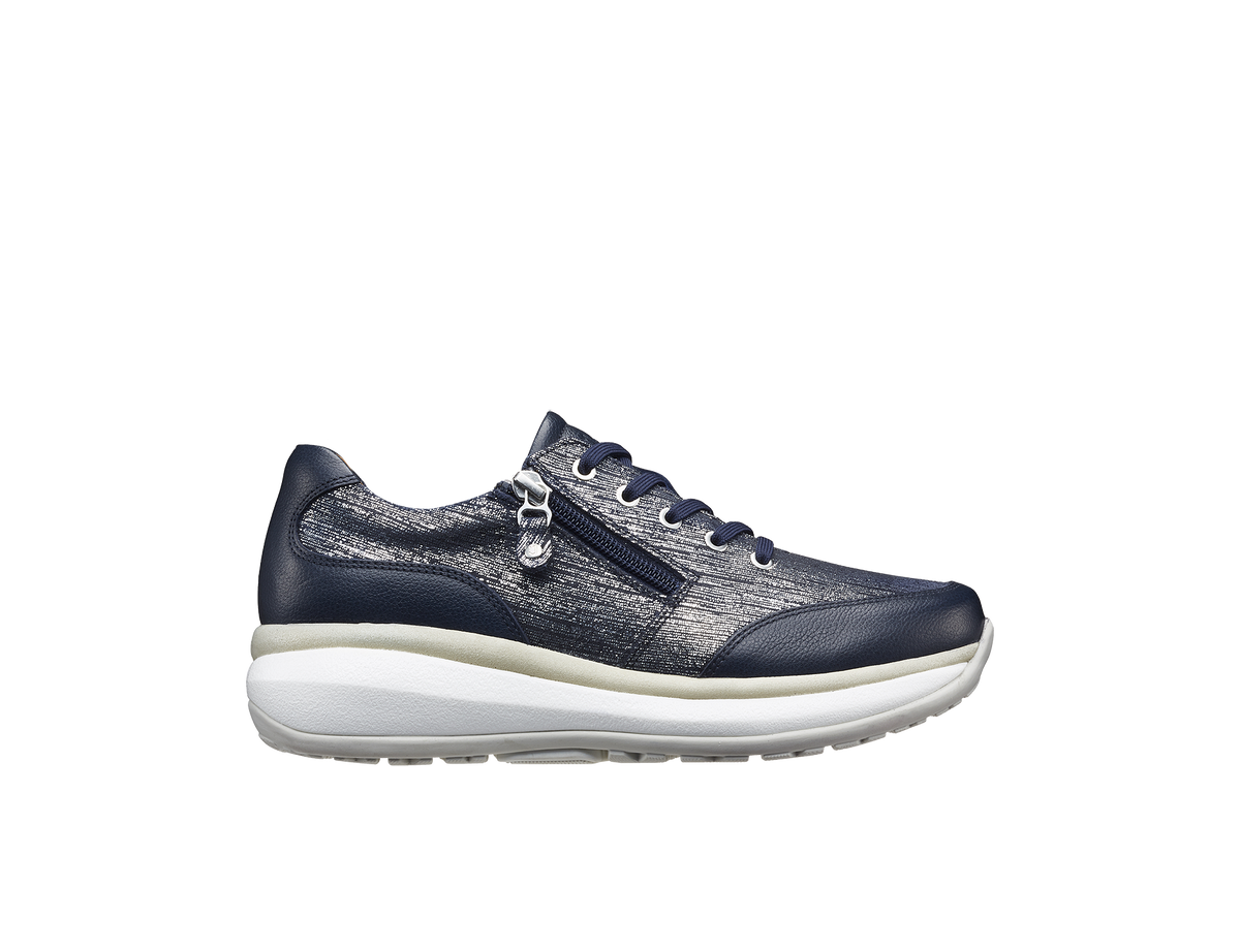 Rachel Blue Metallic