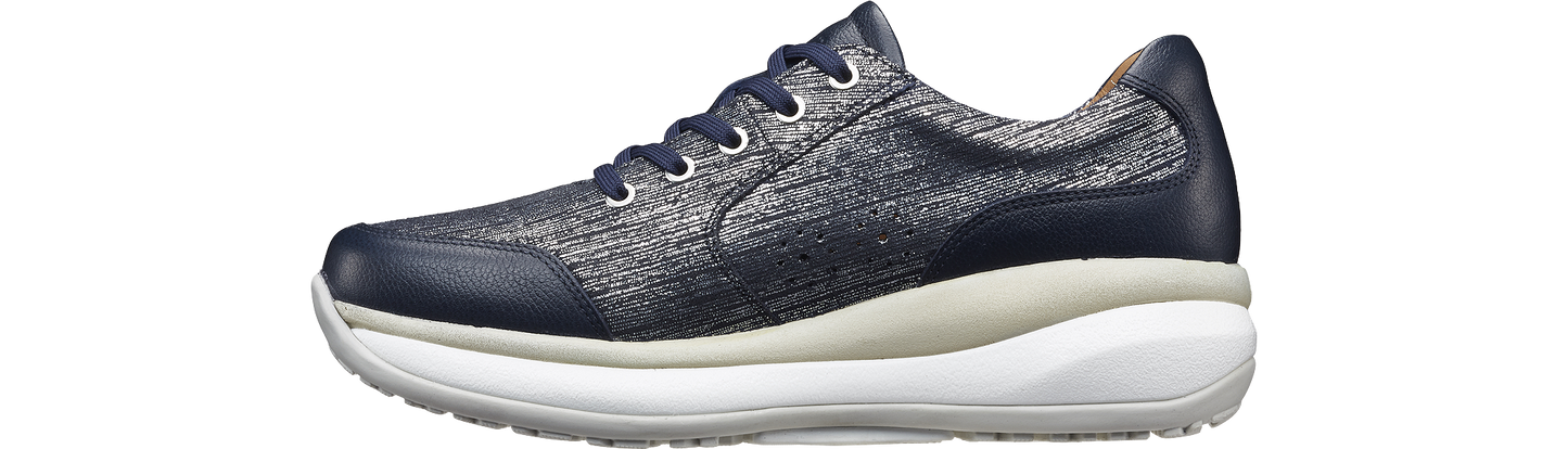 Rachel blue metallic