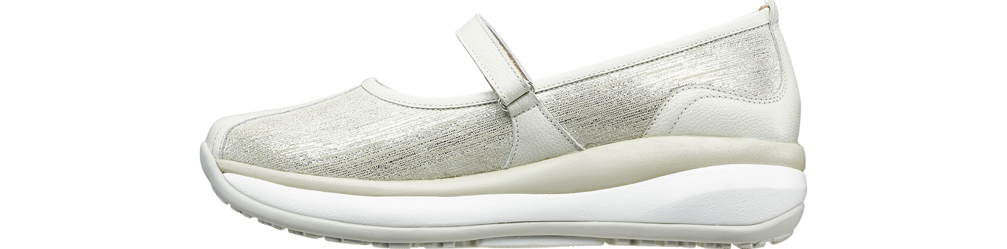 Natalie beige metallic